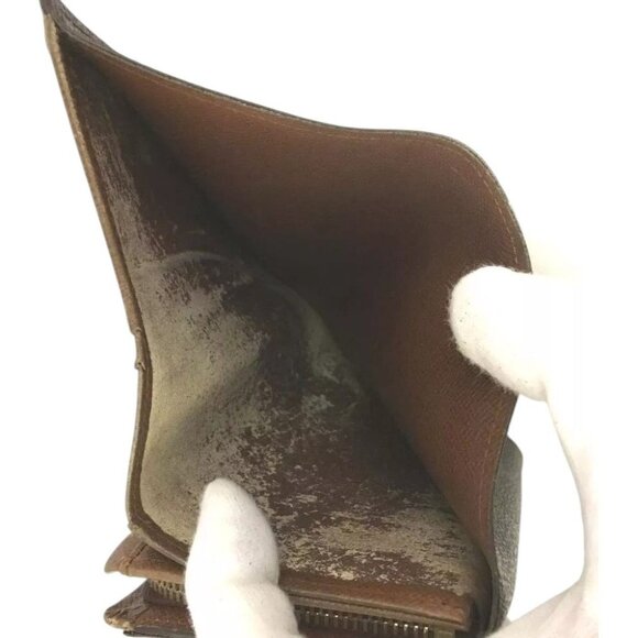 977172BM (L1) Louis Vuitton Wallet Porte Monnaie Billets Tresor Brown Monogram - Picture 6 of 10